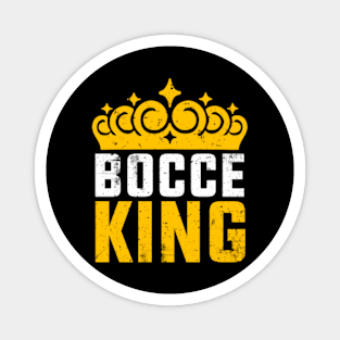 Bocce Ball King Magnet